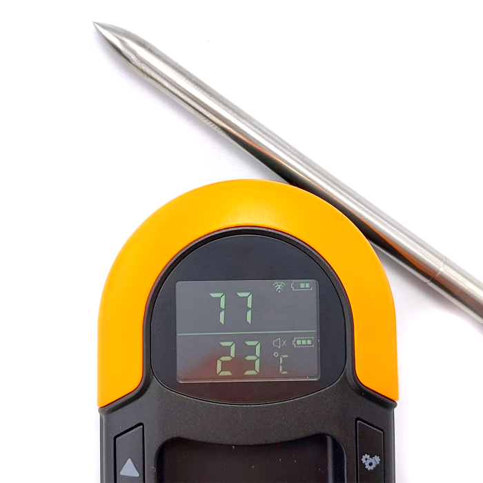 Бездротовий цифровий термометр для м'яса з дисплеєм