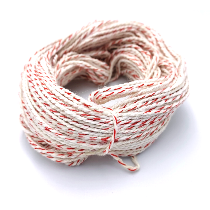 Шпагат біло-червоний